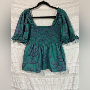 Porridge Clothing by Anthropologie peplum top